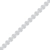 Thumbnail Image 2 of Multi-Diamond Circle Link Bracelet 1/2 ct tw 10K White Gold 7.25&quot;