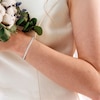 Thumbnail Image 4 of Multi-Diamond Circle Link Bracelet 1/2 ct tw 10K White Gold 7.25&quot;