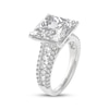 Thumbnail Image 2 of THE LEO Legacy Lab-Grown Diamond Princess-Cut Engagement Ring 7 ct tw 14K White Gold