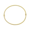 Thumbnail Image 3 of Diamond-Cut Ribbed Bangle Bracelet 10K Yellow Gold 7"