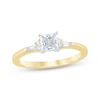 Thumbnail Image 1 of Now + Forever Lab-Grown Diamonds Princess-Cut Engagement Ring 3/4 ct tw 14K Yellow Gold