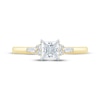 Thumbnail Image 3 of Now + Forever Lab-Grown Diamonds Princess-Cut Engagement Ring 3/4 ct tw 14K Yellow Gold