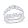 Thumbnail Image 1 of Now + Forever Lab-Grown Diamonds Marquise & Round-Cut Contour Enhancer Ring 1 ct tw 14K White Gold