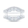 Thumbnail Image 3 of Now + Forever Lab-Grown Diamonds Marquise & Round-Cut Contour Enhancer Ring 1 ct tw 14K White Gold