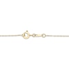 Thumbnail Image 3 of Lab-Created Ruby Heart with Arrow Necklace 10K Yellow Gold 18"