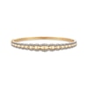 Thumbnail Image 1 of Le Vian Chocolate Waterfall Diamond Curvy Bangle Bracelet 1 ct tw 14K Honey Gold