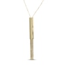 Thumbnail Image 1 of Hidden Message "I Love You" Sliding Bar Necklace 10K Yellow Gold 18"