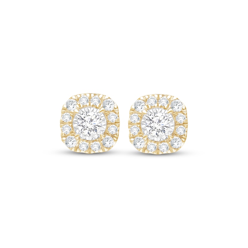 Main Image 3 of KAY Lab-Grown Diamonds Halo Gift Set 1 ct tw 10K Yellow Gold