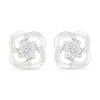 Thumbnail Image 1 of KAY Lab-Grown Diamonds Flower Studs 1/20 ct tw Sterling Silver