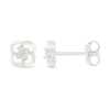 Thumbnail Image 2 of KAY Lab-Grown Diamonds Flower Studs 1/20 ct tw Sterling Silver