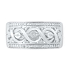 Thumbnail Image 1 of Diamond Accent Infinity Swirl Ring Sterling Silver