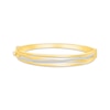 Thumbnail Image 1 of KAY Lab-Grown Diamonds Crossover Bangle Bracelet 1/2 ct tw 14K Yellow Gold-Plated Sterling Silver