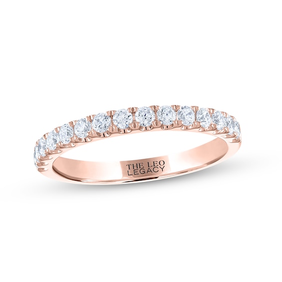 THE LEO Legacy Lab-Grown Diamond Wedding Band 1/2 ct tw 14K Rose Gold