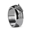 Thumbnail Image 2 of Star Wars Darth Vader Men's Diamond Ring 1/10 ct tw Black Rhodium Sterling Silver and Black Ceramic
