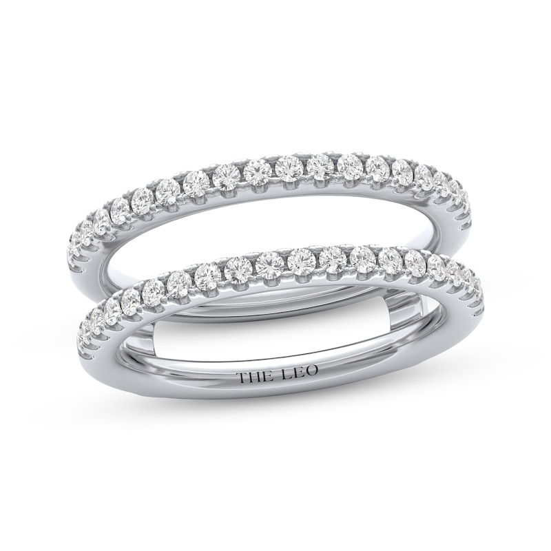 Main Image 1 of THE LEO Diamond Certified Enhancer Band 1/2 ct tw 14K White Gold