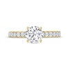 Thumbnail Image 3 of THE LEO Legacy Lab-Grown Diamond Round-Cut Engagement Ring 1-3/8 ct tw 14K Yellow Gold