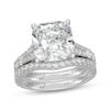 Thumbnail Image 1 of Neil Lane Artistry Cushion-Cut Lab-Grown Diamond Bridal Set 7-1/4 ct tw 14K White Gold