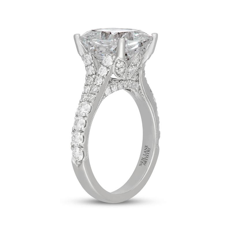 Main Image 2 of Neil Lane Artistry Cushion-Cut Lab-Grown Diamond Engagement Ring 7 ct tw 14K White Gold