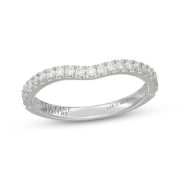 Neil Lane Artistry Lab-Grown Diamond Contour Wedding Band 1/3 ct tw 14K White Gold