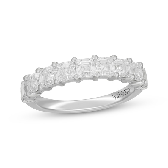 Neil Lane Artistry Asscher-Cut Lab-Created Diamond Anniversary Ring 2 ct tw 14K White Gold