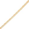 Thumbnail Image 2 of Diamond-Cut Valentino Chain Bracelet 4.9mm Solid 14K Tri-Tone Gold 7.5&quot;