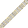 Thumbnail Image 2 of Men's Diamond Panther-Style Link Bracelet 2 ct tw 10K Yellow Gold 8.5&quot;