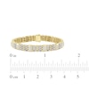 Thumbnail Image 5 of Men's Diamond Panther-Style Link Bracelet 2 ct tw 10K Yellow Gold 8.5&quot;