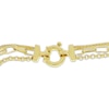 Thumbnail Image 3 of Multi-Chain Bracelet Hollow 10K Yellow Gold 7.5&quot;