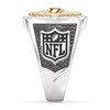 Thumbnail Image 3 of True Fans Seattle Seahawks Championship Ring Sterling Silver & 10K Yellow Gold Ring