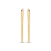 Thumbnail Image 2 of Polished Endless Hoop Earrings 14K Yellow Gold 20mm