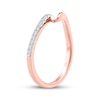 Thumbnail Image 2 of Now + Forever Diamond Swirl Anniversary Ring 1/15 ct tw 10K Rose Gold