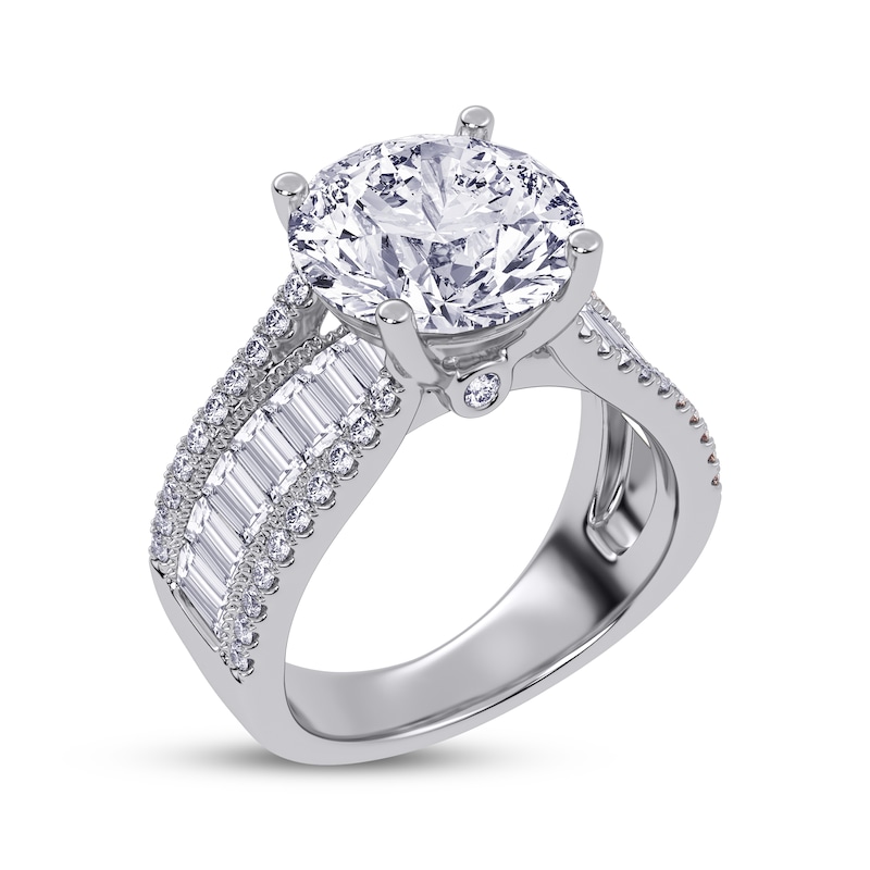 Main Image 2 of Round-Cut Lab-Grown Diamond Engagement Ring 5-3/4 ct tw 14K White Gold