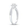 Thumbnail Image 2 of Now + Forever Now + Forever Oval-Cut Diamond Halo Engagement Ring 3/8 ct tw 14K White Gold