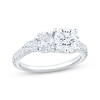 Thumbnail Image 1 of Now + Forever Round-Cut, Oval-Cut & Pear-Shaped Lab-Grown Diamond Engagement Ring 2-1/5 ct tw 14K White Gold