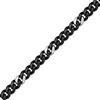 Thumbnail Image 2 of Curb Chain Necklace 12mm Solid Stainless Steel & Black Ion Plating 22&quot;