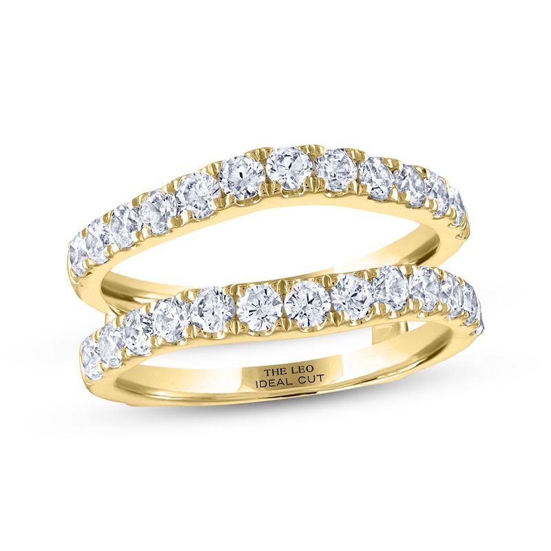 Main Image 1 of THE LEO Ideal Cut Diamond Enhancer Ring 1-1/4 ct tw 14K Yellow Gold