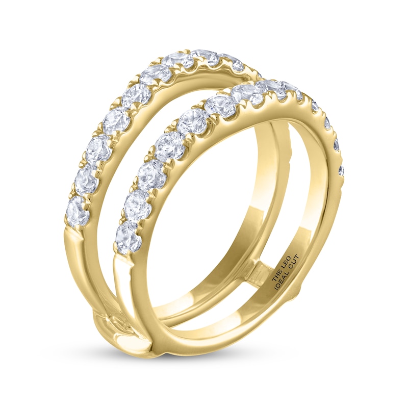 Main Image 2 of THE LEO Ideal Cut Diamond Enhancer Ring 1-1/4 ct tw 14K Yellow Gold