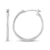 Thumbnail Image 1 of Hoop Earrings 14K White Gold 18mm