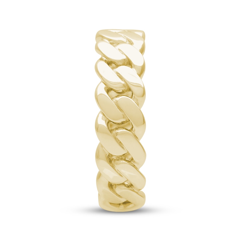 Main Image 3 of Now + Forever Men's Curb Link Ring 10K Yellow Gold 6mm