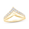 Thumbnail Image 1 of Now + Forever Diamond Chevron Anniversary Ring 5/8 ct tw 14K Yellow Gold
