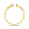 Thumbnail Image 3 of Oval & Round-Cut Lab-Grown Diamond Deconstructed Fashion Ring 1/4 ct tw 10K Yellow Gold