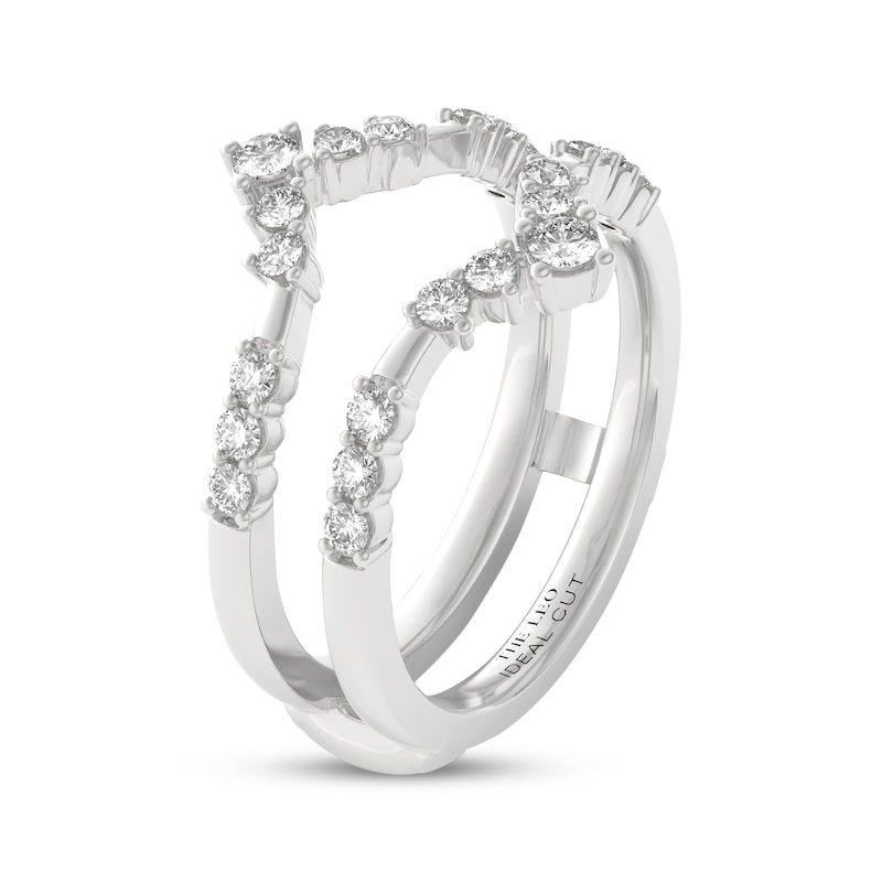 Main Image 2 of THE LEO Ideal Cut Diamond Enhancer Ring 1/2 ct tw 14K White Gold