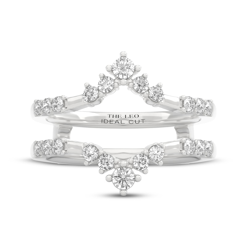 Main Image 3 of THE LEO Ideal Cut Diamond Enhancer Ring 1/2 ct tw 14K White Gold