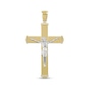 Thumbnail Image 1 of Large Crucifix Charm 10K Two-Tone Gold