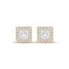 Thumbnail Image 2 of KAY Lab-Grown Diamonds Princess-Cut Stud Earrings 1 ct tw 14K Yellow Gold (F/SI2)