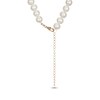 Thumbnail Image 3 of 6-6.5mm Cultured Pearl Strand Necklace 10K Yellow Gold 18"