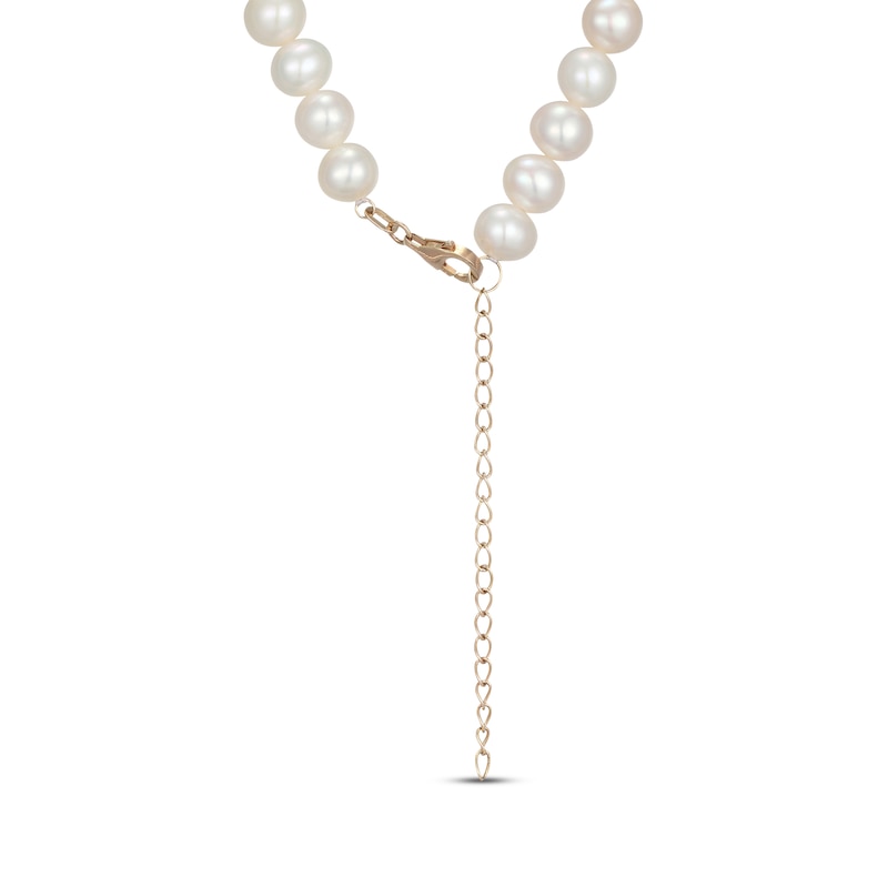 Main Image 3 of 6-6.5mm Cultured Pearl Strand Necklace 10K Yellow Gold 18"