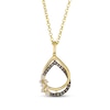Thumbnail Image 1 of Le Vian Desert Diamonds Teardrop Frame Necklace 1/4 ct tw 14K Honey Gold 19"