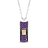 Thumbnail Image 1 of Disney Treasures Cars "Ramone" Amethyst & Diamond Accent Necklace Sterling Silver & 10K Two-Tone Gold 19"