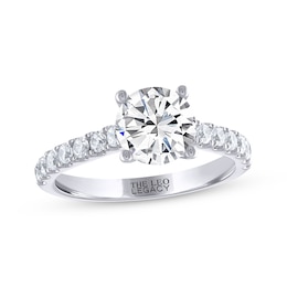 THE LEO Legacy Lab-Grown Diamond Engagement Ring 1-7/8 ct tw 14K White Gold